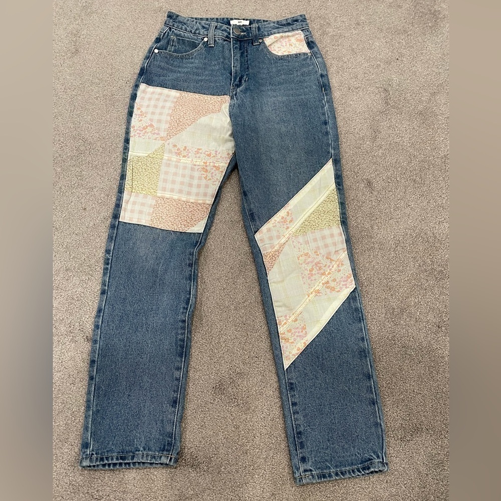 BP patchwork jeans. - Picture 2 of 5